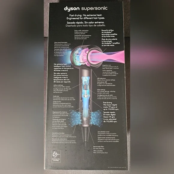 💜 Dyson Supersonic Hair Dryer in Nickel/ Copper Brand New Never Open
